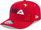 USA Team 2025 Ryder Cup Red 9 SEVENTY Stretch-Snap Cap by New Era