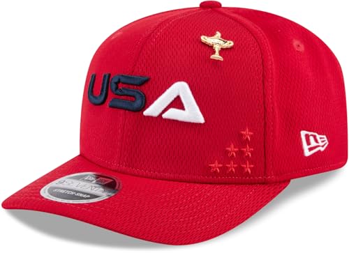 USA Team 2025 Ryder Cup Red 9 SEVENTY Stretch-Snap Cap