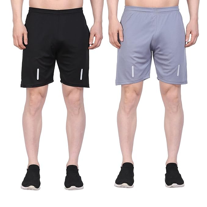 riksaw Men's Boxer Lycra Blend Casual Shorts with Both Sides 2 Pockets with Zipper (RIK_Boxer_C20)-picture-36