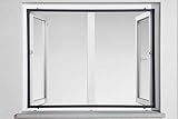 Powerfix Profi+ Alu Insektenschutz Fenster Fliegengitter SLIM 100 x120cm Anthrazit