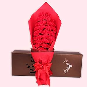 Sapone di Garofano Conservato al Sapone, 33 Sapone di Rosa in Confezione Regalo per La Decorazione di Nozze di Compleanno di San Valentino