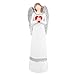 Produktbild HEEPDD Schönheit Figur, 20cm Handbemalte Engelsfigur White Beauty Sculpted Resin Tischschmuck Basteldekoration für das Home Office(Herz)