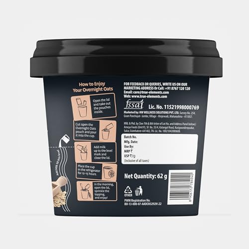 Image of True Elements Overnight Oats The OG Oat Pack of 3