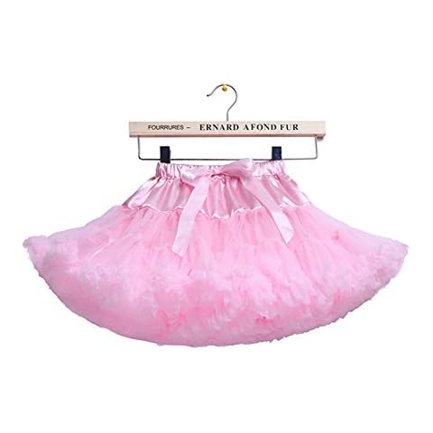 Girls’ layered tulle tutu, ballet skirt with ruffles, 0-10T - - 5-7 Years/Medium Cover