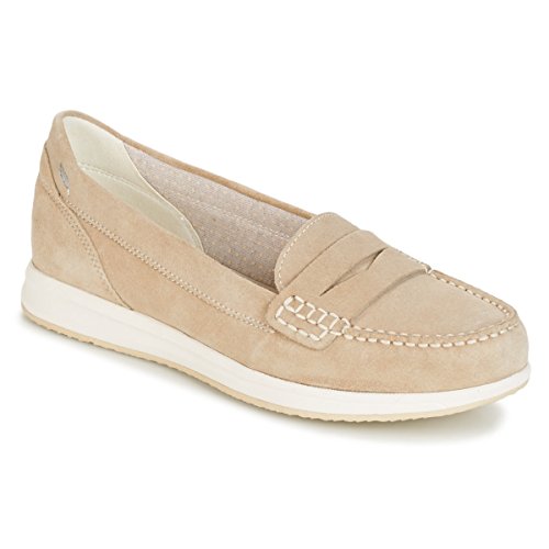 Geox D AVERY C Mocasines Mujer, Beige (Lt Taupec6738), 36 EU