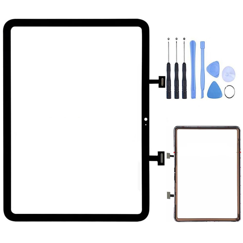 Digitalizzatore di Ricambio dello Schermo per iPad 10 (10a Generazione) A2696 A2757 A2777 10.9 Pollici 2022 Touch Screen Digitizer con Kit di Attrezzi
