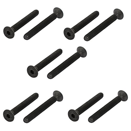 Vis à tête plate Hex Socket Cap 1/4 Sourcingmap pour assemblage affleurant - 2