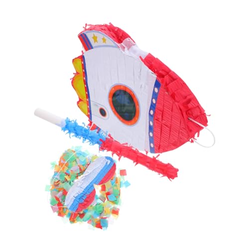 Toyvian Pinata con Fascia Copriocchi e Bastone per Giochi Compleanno Decorazione Tema per Feste Shower e Eventi Scolastici