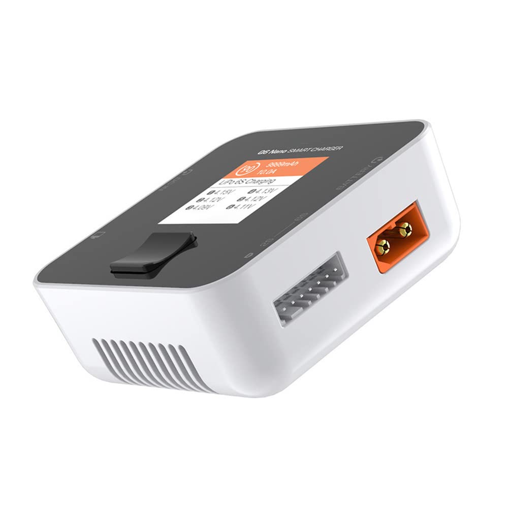 Caricabatterie RC Lipo 9A 200W Display LCD Caricabatterie Bilanciamento Compatibile con Life Lilon LiPo LiHv 1~6S Pb1~12S NiMh/Cd1~16S per 1/10 RC Auto RC Barca Drone