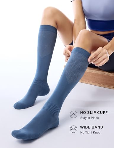 Image of FITRELL 3 Pairs Compression Socks for Women and Men 20-30mmHg-Circulation Support Socks