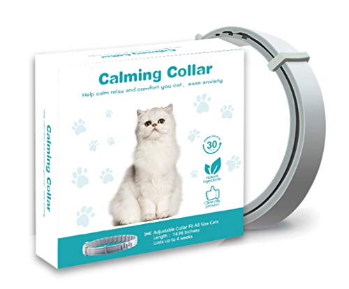 ANDRIMAX Calming Collar for Cats and Kittens Relieve Reduce Anxiety or Stress Natural