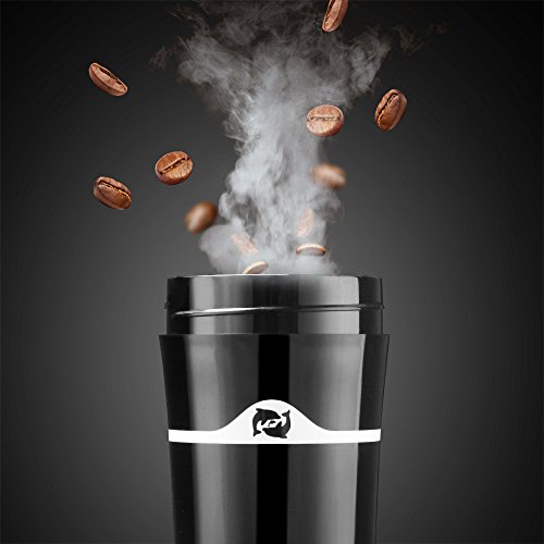 The Original Portable Drip Coffee Maker Travel Mug,Compatible With Refillable K Pods& Single-Serve Capsules,Portable Manual For Office Camping Hot And Cold Brew Coffee Makers (Black) #TOP3