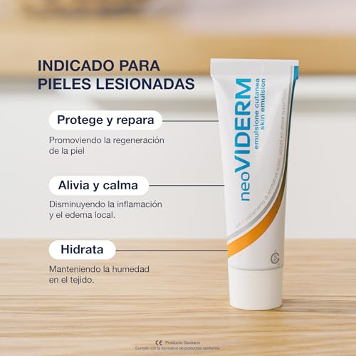 Miniatura 4 de Rilastil Neoviderm - Emulsión Calmante Y Regeneradora - Tratamiento Para Quemaduras O Irritaciones - 100 Ml