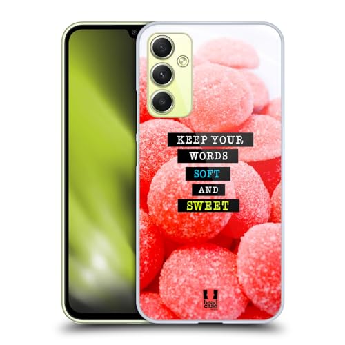 Head Case Designs Keep Your Words Dolci Pensieri Custodia Cover Dura per Parte Posteriore Compatibile con Samsung Galaxy A34 5G