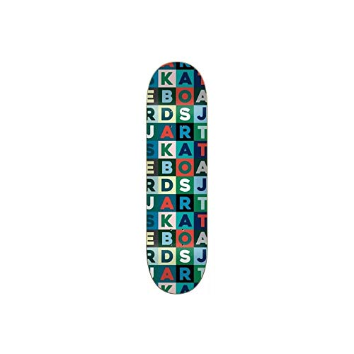 Jarts Scrabble 8.25'x31.7' Hc Deck Skateboard, Unisex, für...