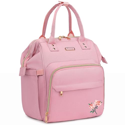 Beaulyn Wickeltasche Kleine, Lässig Wickelrucksack mit Isolierter Tasche,Baby Windeltasche Rucksack für Unterwegs