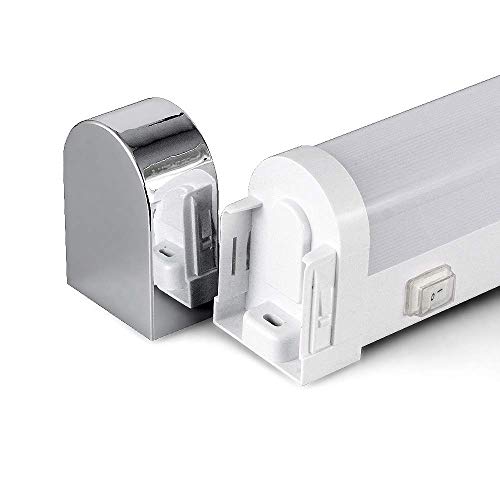 Kwazar Luminaire LED Wandlampe 60 cm Badleuchte wand 15W Wandbeleuchtung 4000K Moderne Spiegelleuchte Küche Küchenlampe ULKE mit Schalter Sehr Hell