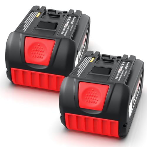 Hvoolee Batería de Repuesto para Bosch 18V: 5000mAh Li-Ion batería Herramientas para Bosch 18V BAT618 BAT618G BAT619 BAT619G BAT610G BAT610 BAT609 BAT609G BAT612 BAT622 (2 Unidades)