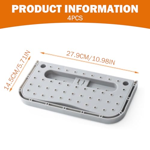Étagère à chaussures murale plastique RV rangement suspendu pour maison et van aménagé - 4
