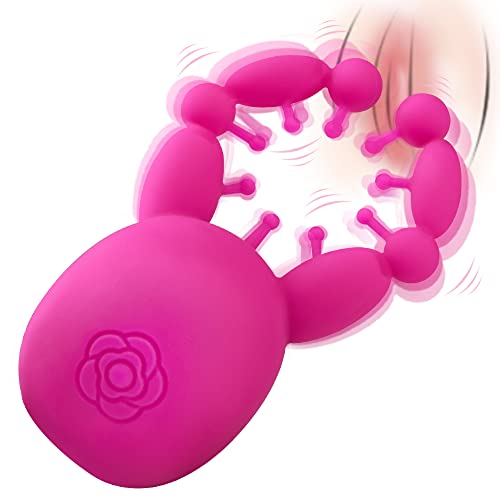 Clitoral Stimulating Vibrator Nipple Toy With 10 Modes, Mini Clit Vibrator Rose Toy For Women Foreplay Tease And Clitoris Orgasm, Adult Sex Toys Nipples Stimulator For Vagina Glans Sexual Pleasure #TOP6