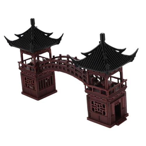 PRETYZOOM Miniatura di Pagoda di Padiglione Giapponese Statuetta da Giardino Zen Asiatico Accessori da Giardino in Miniatura per Fate