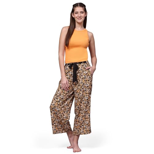 Image of B STORIES Women's Pyjama Pants - Relaxed Fit Nightwear Bottoms | Soft Pyjamas with Pockets | Breathable & Comfortable Sleepwear for Women (S-2XL)