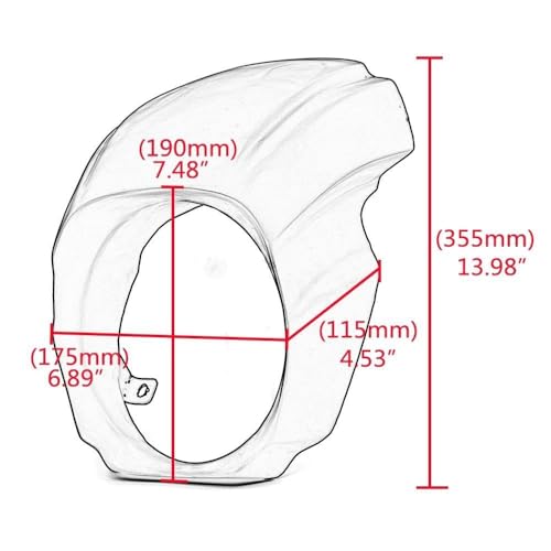 Pare-brise de moto anti-fatigue contre le vent de face - 5