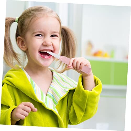 FONDOTIN Elektrische Zahnbürste Für Junge Mädchen Mit Weichen Borsten Tragbar Und Automatische Reinigung Ersatzkopf Inklusive Geeignet Für Babyzähne – Bild 5