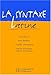 Produktbild La syntaxe latine