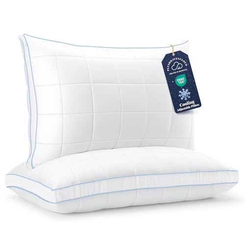 PlushHavenCloud Adjustable Queen Pillows (2 Pack)