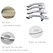 Wadoy 300 300C Door Handle Set Replace for 2006 2007 Chrysler 2005-2008 Dodge Magnum 2007 Charger Outside Exterior Outer Chrome Door Handle - 1 Front Left, 1 Front Right, 1 Rear Left, 1 Rear Right