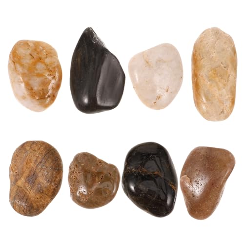 HANABASS Guijarros De Piedra Yuhua Naturales Guijarros Para Maceta y Decoración Para Jardín Maceteros De Vidrio y Paisajismo Exterior