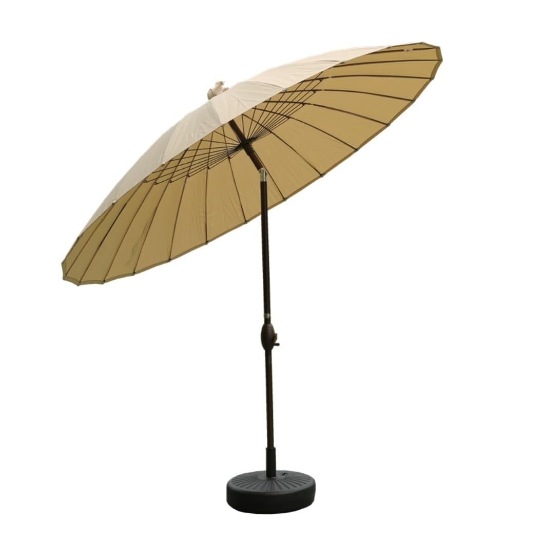 WDSOPK Parasol Patio Umbrella Outdoor Umbrella 8.2ft/2.5M Patio Umbrella Outdoor Umbrella Market Umbrella With Push Button Tilt And Crank, Sun Shelter For Garden Beach Umbrella Shade