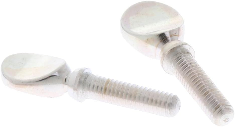 LoveinDIY 2 of Pack Sax Tightening Screws Clarinet Clamp Screws for Sax Repair, 30mm