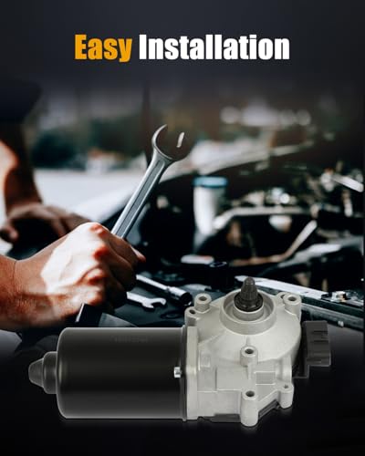 Image of ROADFAR Front Windshield Wiper Motor Replacement for 2006-2011 for Buick for Lucerne,2007-2009 for Cadillac for SRX,2007-2009 for Pontiac for Solstice 19121120;19177837 Wiper Motor 5 Pins