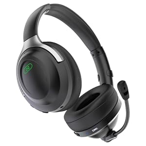 AceZone A-Spire Digital ANC Gaming-Headset, aktive Geräuschunterdrückung, Sprachverbesserung, Mikrofon mit Geräuschunterdrückung, PC, PS4, PS5, Serie X, Serie S, Switch, Mobile (Drahtlos)