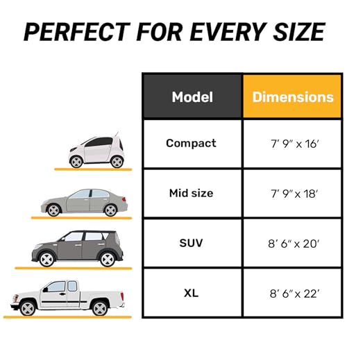 Autofloorguard AFG8520 8.5 Foot X 20 Foot Suv And Truck Size Heavy Duty Garage Floor Mat thumb #5