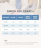 SIMIYA Womens Slippers Memory Foam Curly Fur Loafer Fuzzy Slippers Non Slip Lightweight Bedroom House Shoes (Grey, 5/6UK) - Image 6