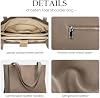 Bolso Tote de Cuero Genuino para Mujer, Trabajo y Viaje, Cartera de Cuero 6