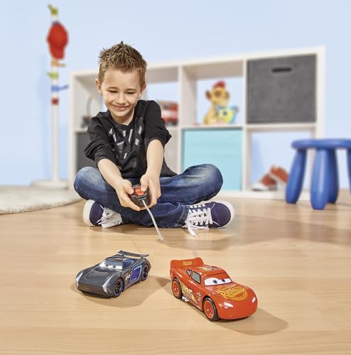 Jada Toys - RC Cars 3 Lightning McQueen 14 cm - Ferngesteuertes RC Auto mit 1-Kanal Funksteuerung - ab 3 Jahren – Ansicht 4