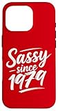 Photo Gallery funny attitude sassy since 1979 retro mama wife sass queen custodia per iphone 16 pro Photo Gallery funny attitude sassy since 1979 retro mama wife sass queen custodia per iphone 16 pro