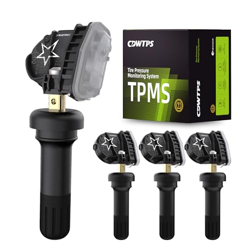 CDWTPS TPMS Sensor GM 4-Pack, 315MHZ Tire Pressure Monitor System for GM| GMC | Chevy | Buick...