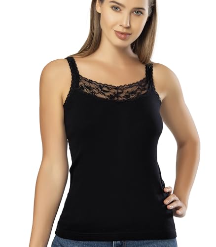 Women's High Neck Lace Tank