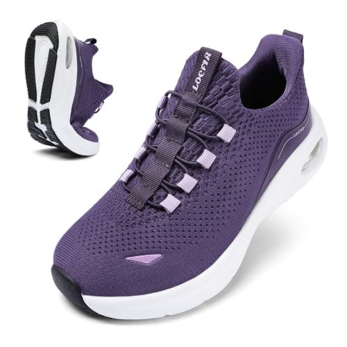 Image of Wide Toe Box Shoes Women Slip on Sneakers with Arch Support, Extra Wide Width Comfort Walking Shoes for Plantar Fasciitis, Zero Drop Cushion Tennis Gym Shoes