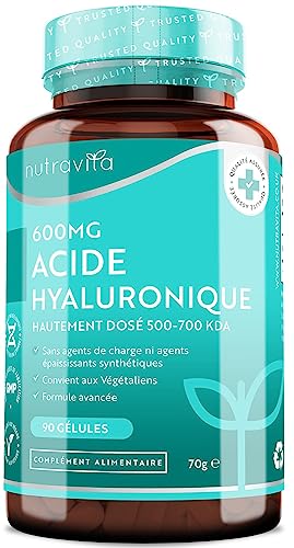 Nutravita Capsules Acide Hyaluronique 600mg, 90 Capsules