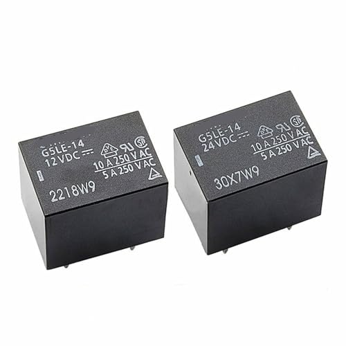 Relais de puissance G5LE-14-24VDC 10A 5 broches inverseur pour circuit imprimé