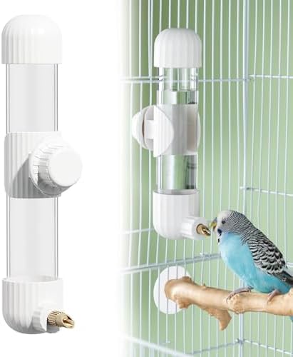 AOTU Bird Cage Accessories, Bird Water Bottle & Dispenser for Cag...