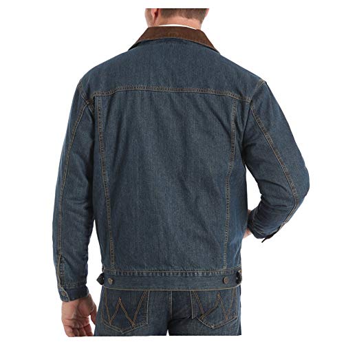 Wrangler Men's Concealed Carry Blanket Lined Denim Jacket2