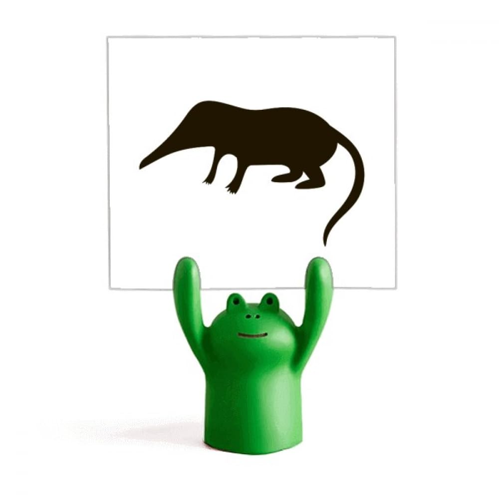 Support mémo noir grenouille décor de bureau chambre enfant