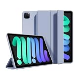 【2026年新登場&360°全面保護】Omego iPad Pro 11インチ 第4/3/2/1世代 ケース 軽量 iPad Pro (2022/2021/2020/2018)通用 超薄型 11インチ 折りたたみ式 タブレット 角度調整可能 三角構造安定感 PU+TPU素材 スタンド機能 オートスリープ エッジ衝撃保護 パープル